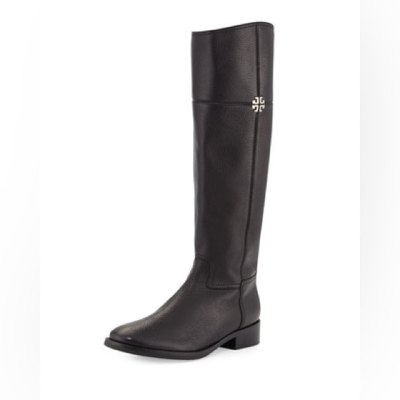 Tory Burch Shoes - Tory Burch Jolie Leather Riding Boot in size 7 Pebbled Leather Knee High